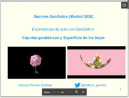 Charla Madrid: Cúpulas geodésicas, Superficie de las hojas.