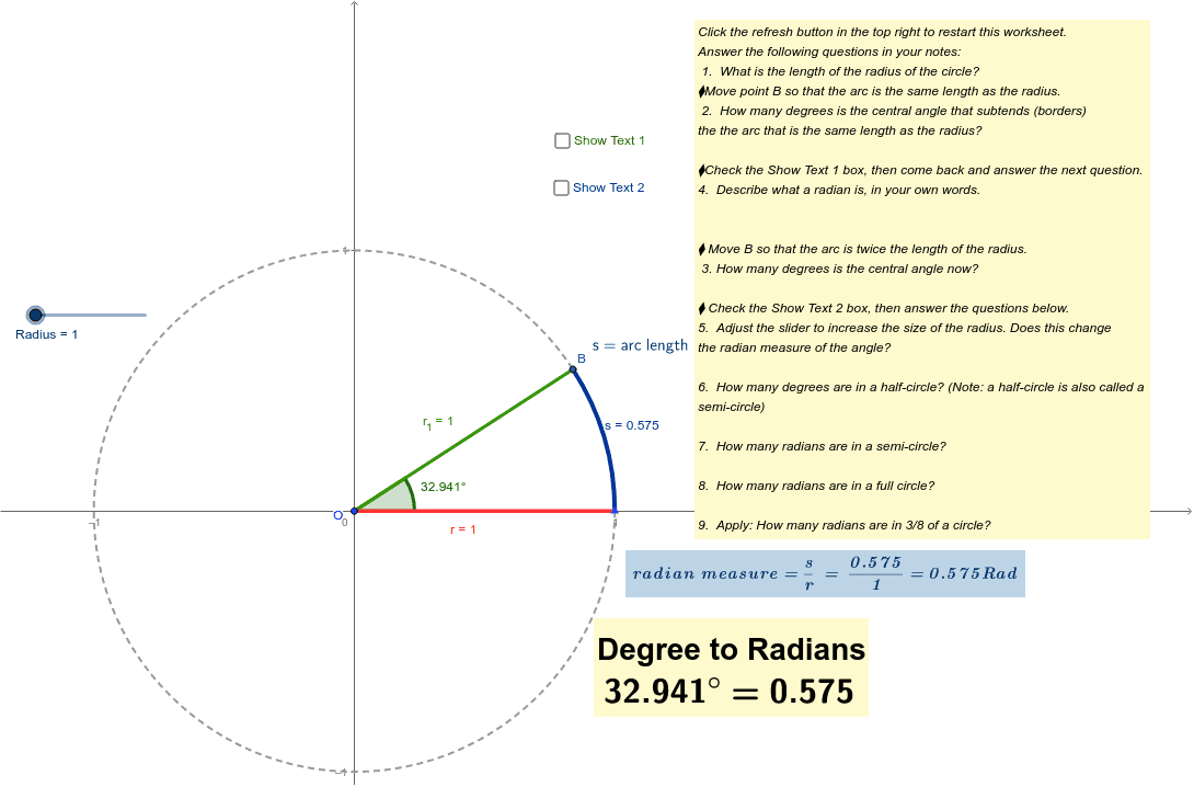 GeoGebra Applet