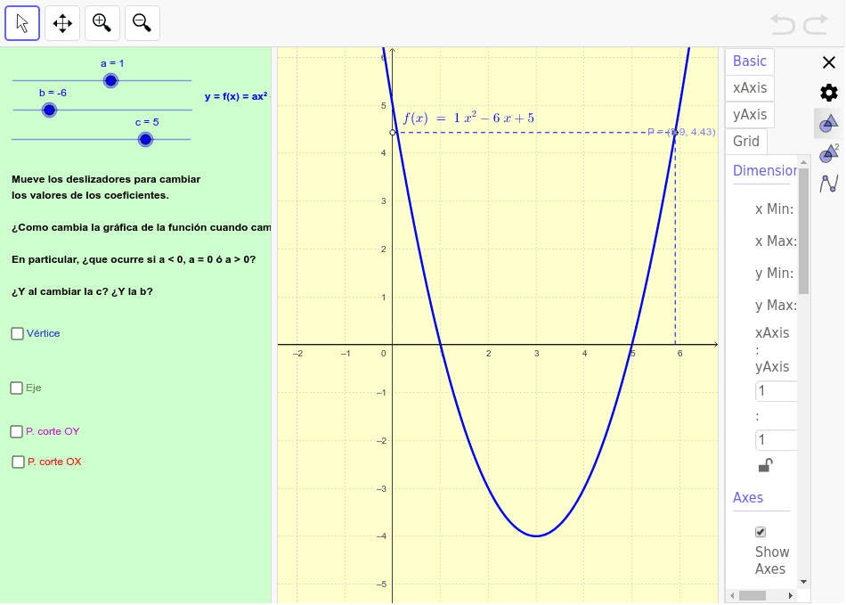 GeoGebra Applet