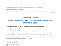 CCSS Problemas - 11a - derivabilidad en funciones definidas a trozos.pdf