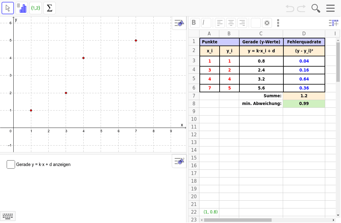GeoGebra Applet