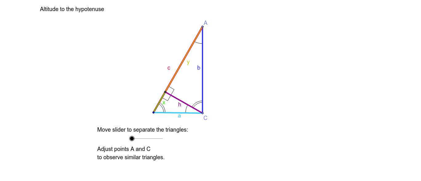 altitude geometry geogebra