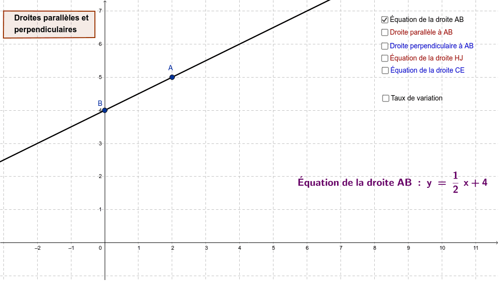 GeoGebra Applet