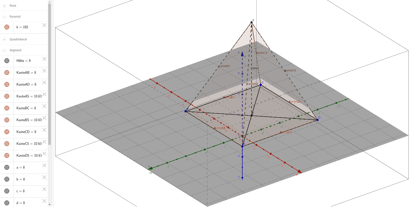 GeoGebra Applet