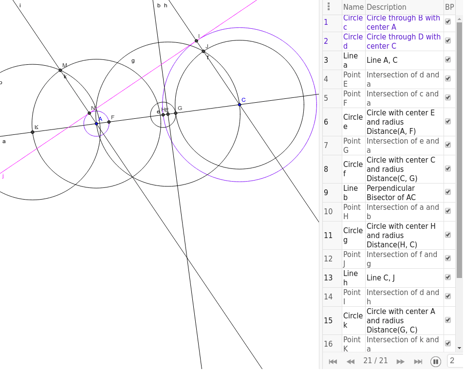 GeoGebra Applet