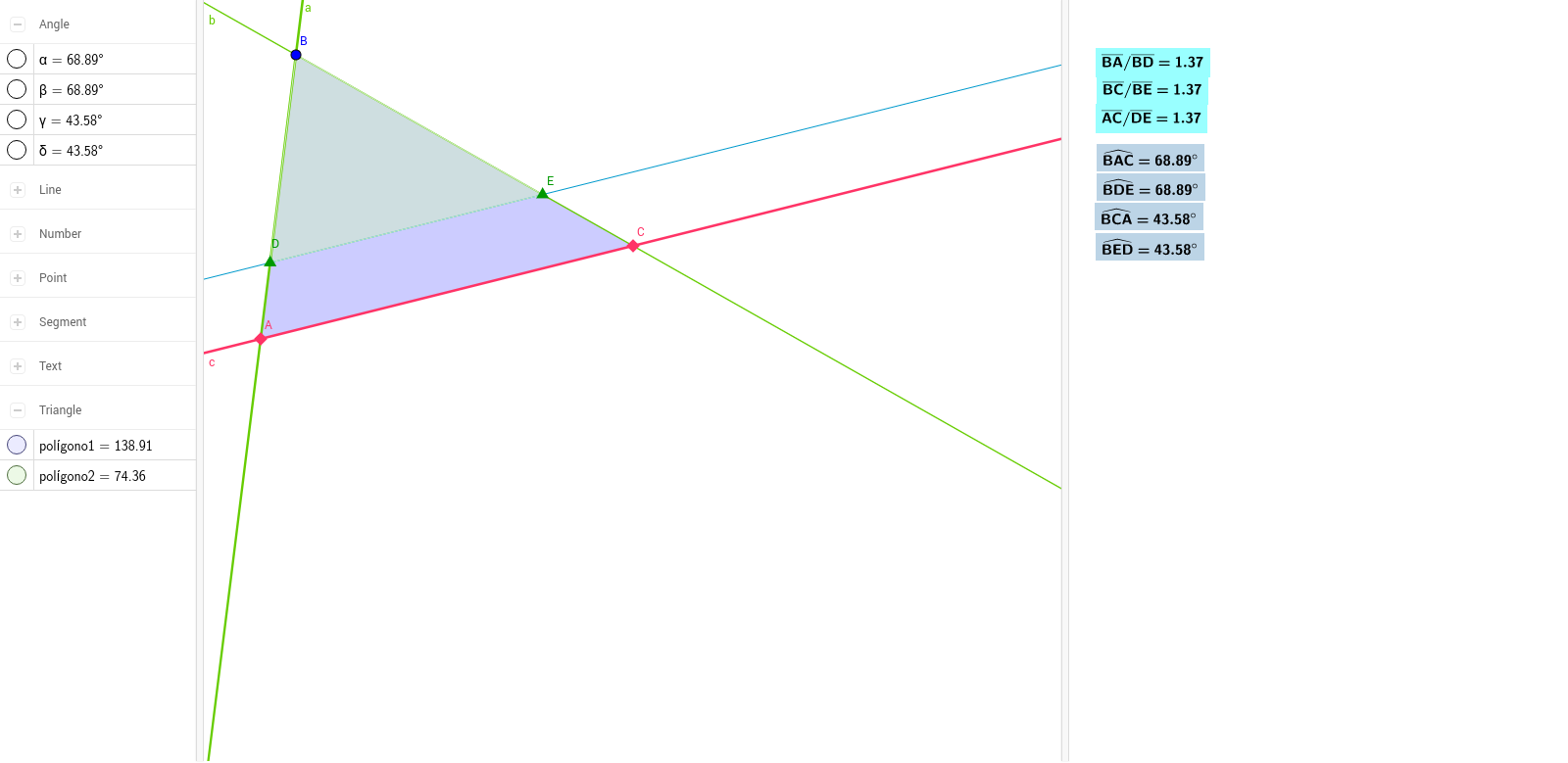 GeoGebra Applet