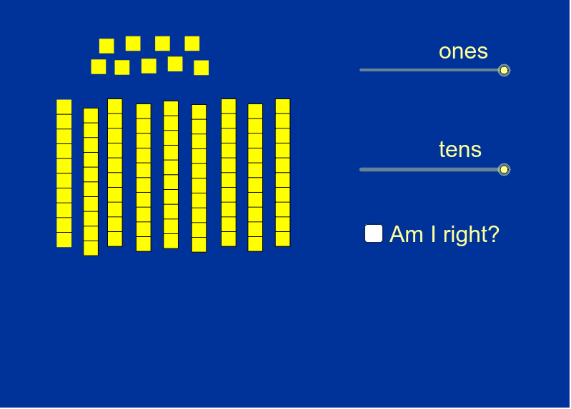 Base 10 Blocks (Tens)