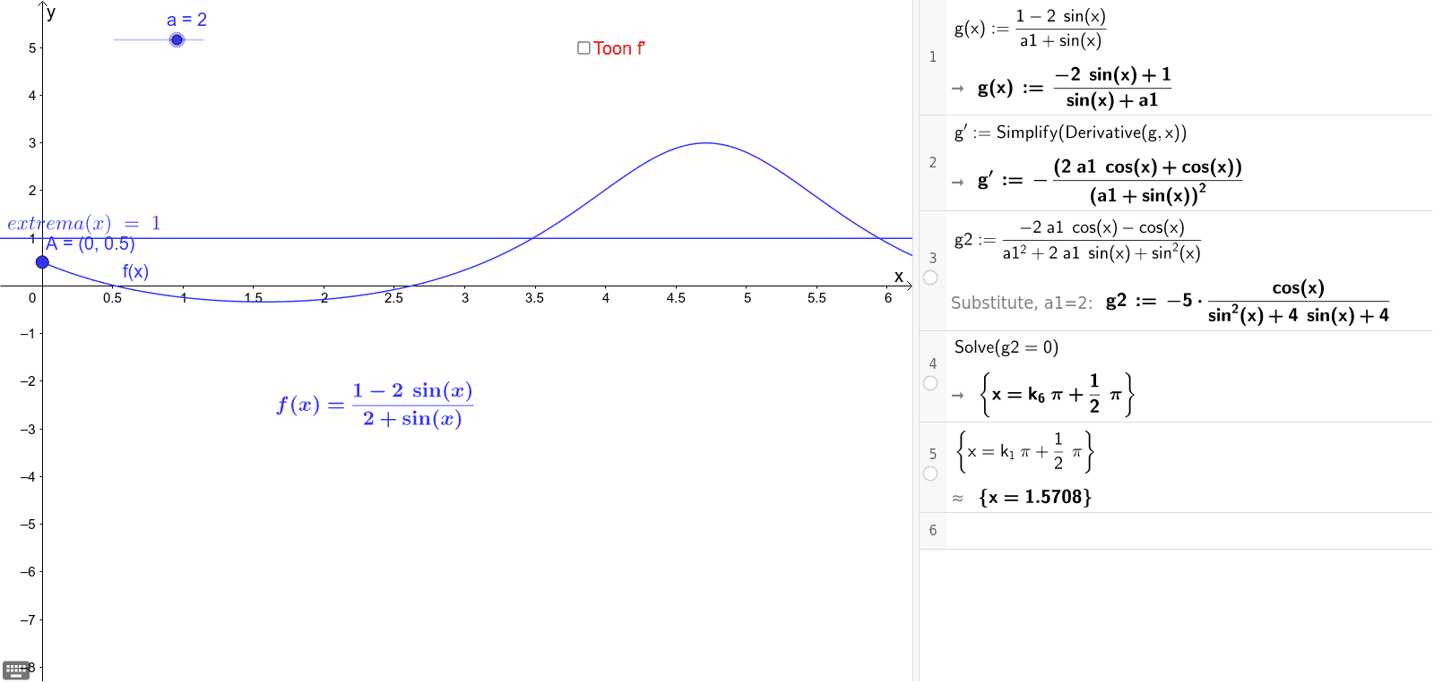 GeoGebra Applet