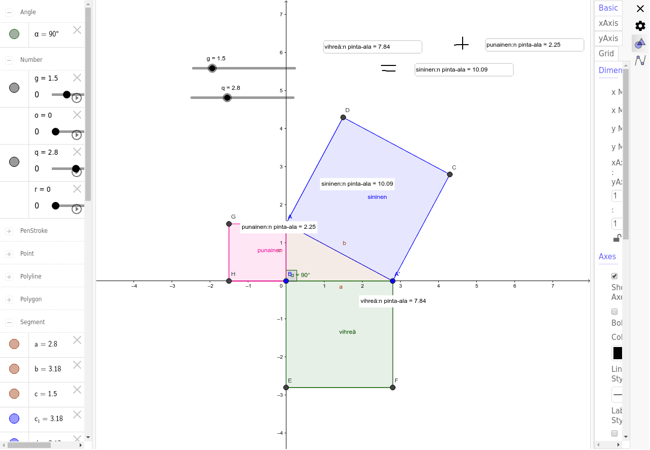 GeoGebra Applet