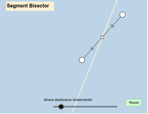 Bisectriz de Segmento y Mediatriz