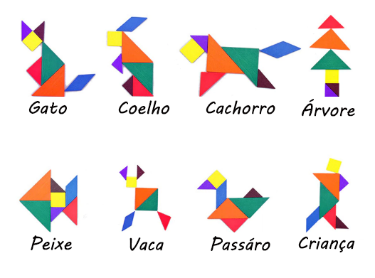 VAMOS BRINCAR COM O TANGRAM.