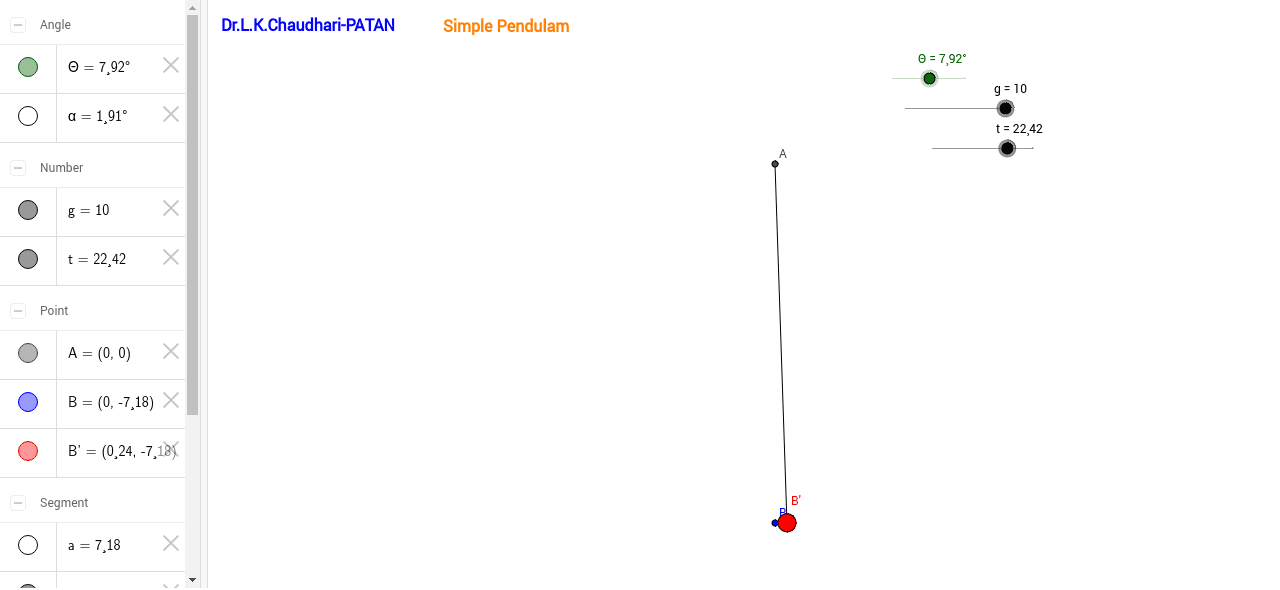 GeoGebra Applet