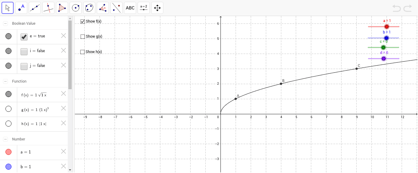 GeoGebra Applet