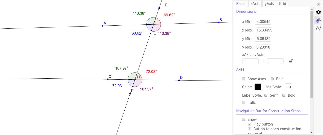GeoGebra Applet