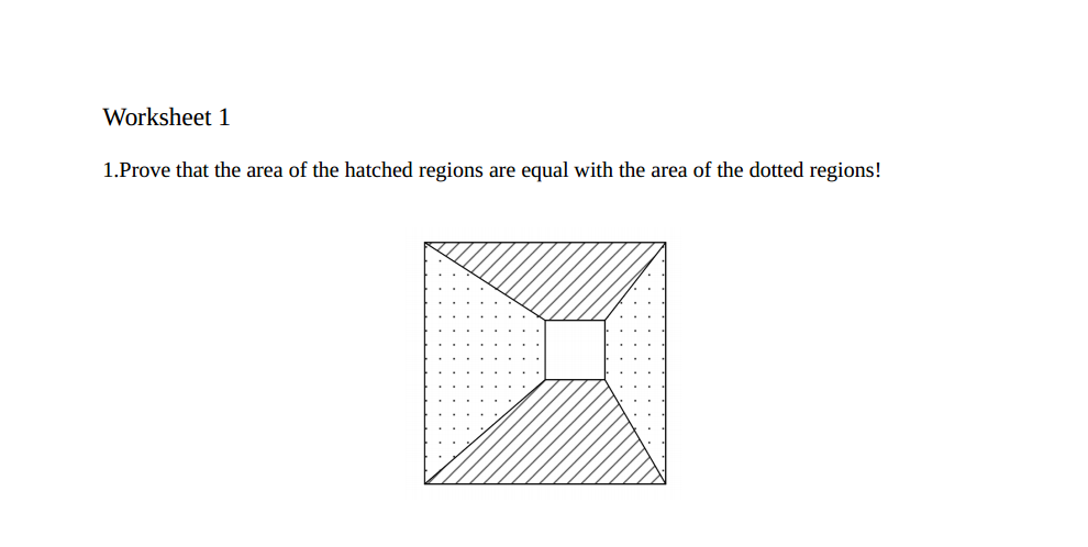 Worksheet 1 part 1