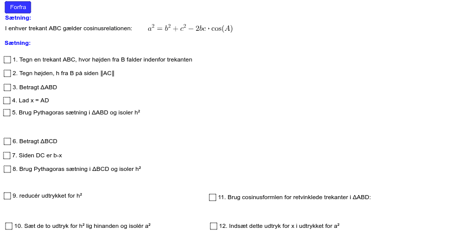 GeoGebra Applet