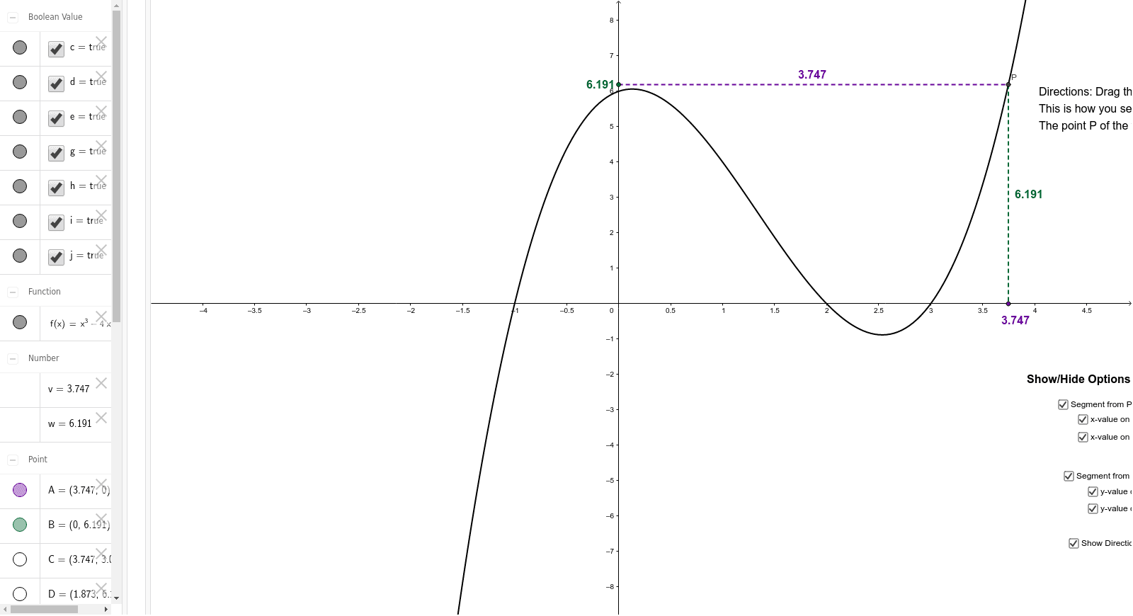 GeoGebra Applet
