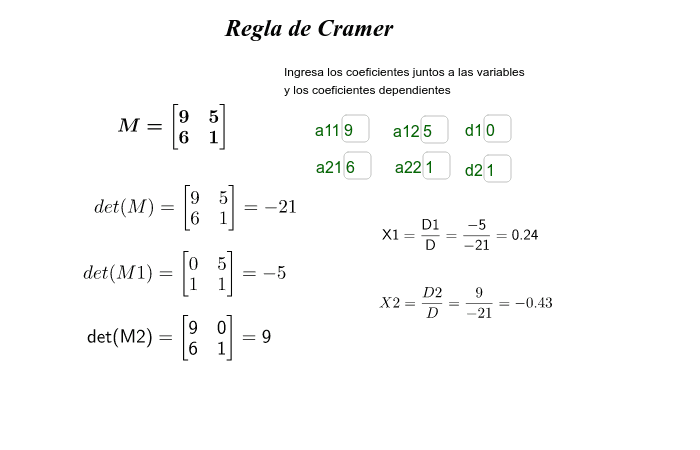 GeoGebra Applet