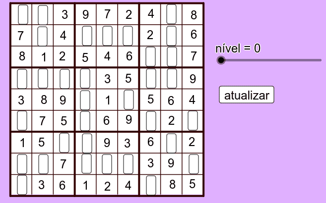 Regras do Sudoku