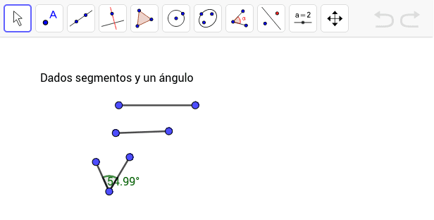 Construye dos triángulos que sean congruentes utiliza las medidas proporcionadas.