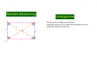Gruppenarbeit Rechteck, Quadrat und rechtwinkliges Dreieck
