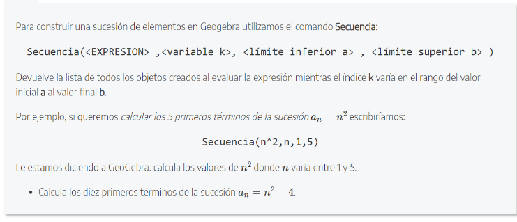 Tarea 1: El comando Secuencia