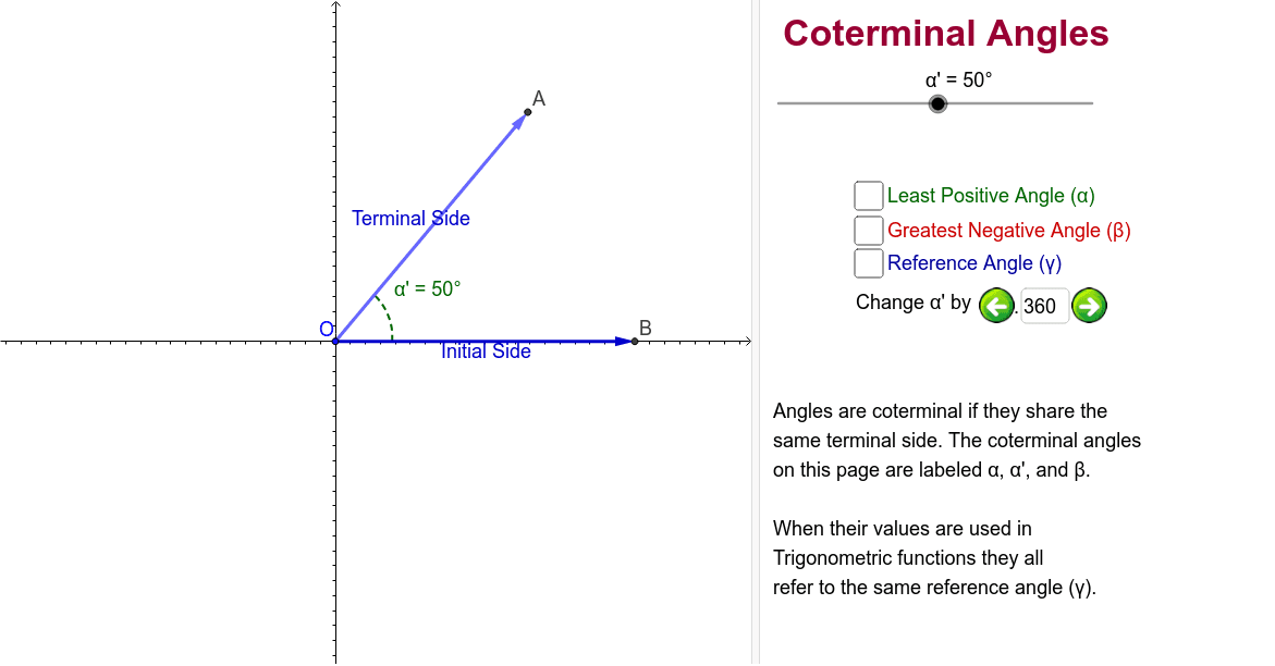 GeoGebra Applet