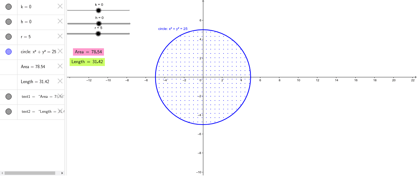 GeoGebra Applet