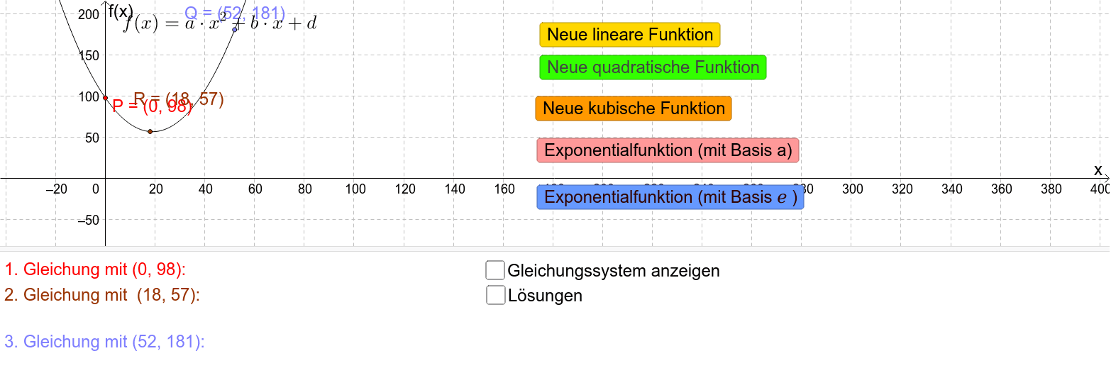 GeoGebra Applet