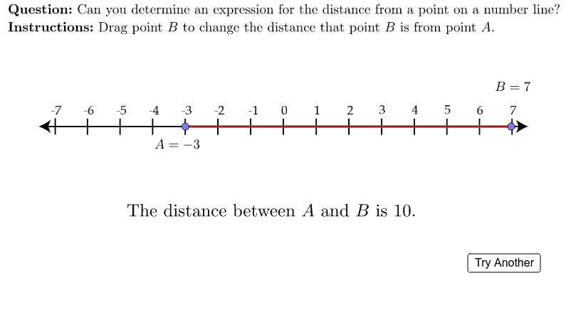 IF4 04 P2a2 XT1 Distance Between Two Points On A Number Line GeoGebra