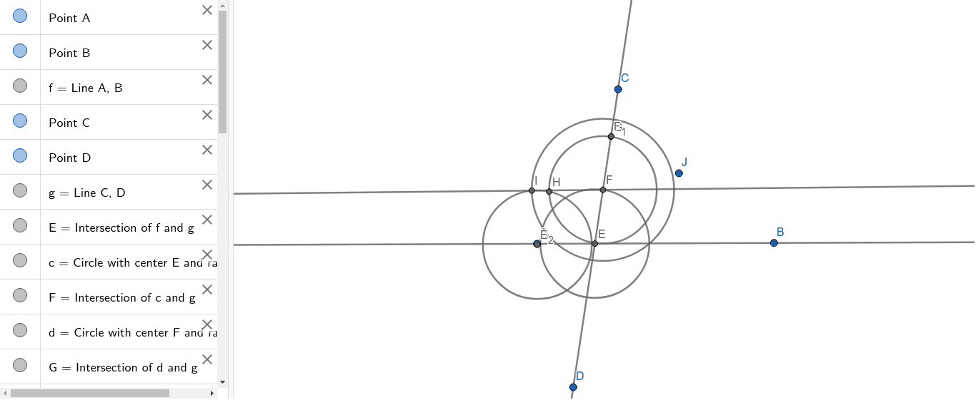 Parallel Line Geogebra