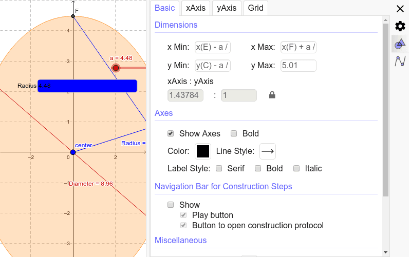 Circle calculator sales