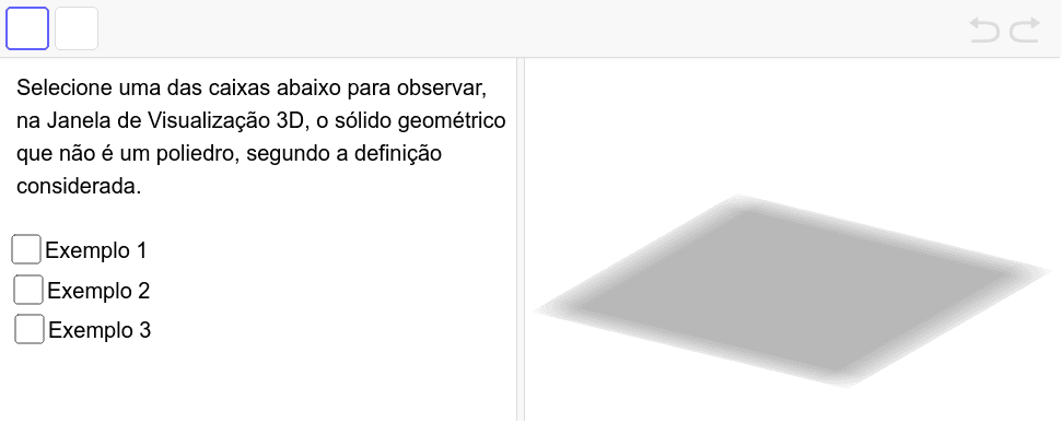 Exemplos de não poliedros - de acordo com a definição considerada