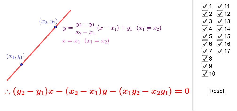 GeoGebra Applet