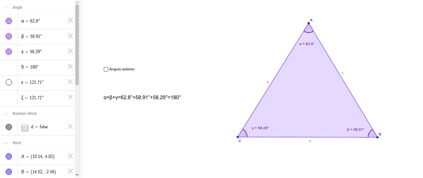 GeoGebra Applet