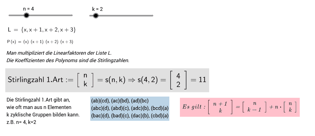 GeoGebra Applet