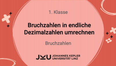 Bruchzahlen in endliche Dezimalzahlen umrechnen