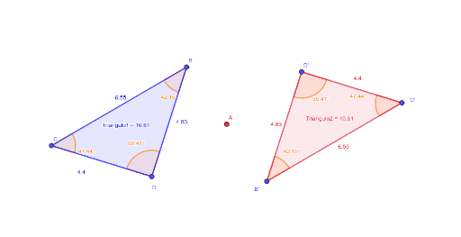 CONGRUENCIA DE TRIÁNGULOS GeoGebra