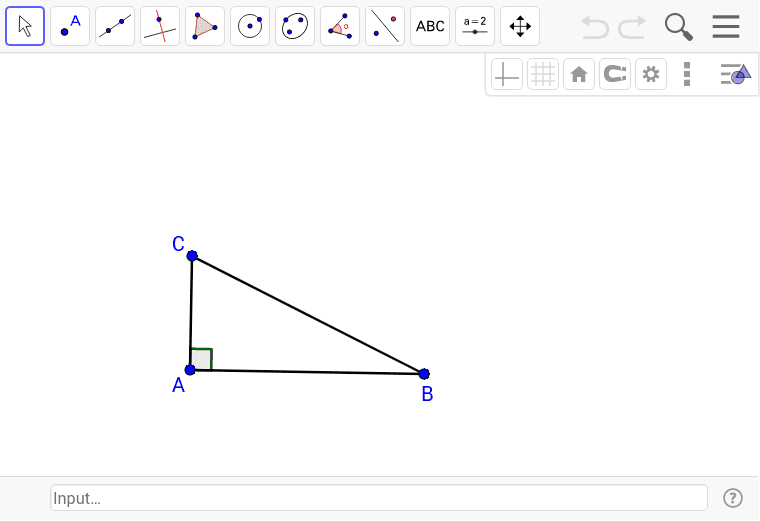 Construct perpendicular bisectors on each side of the triangle.