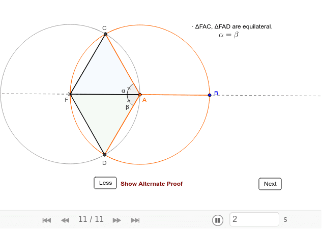 GeoGebra Applet