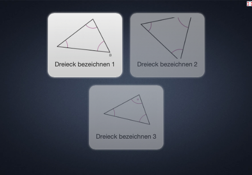 Einteilung der Dreiecke – GeoGebra