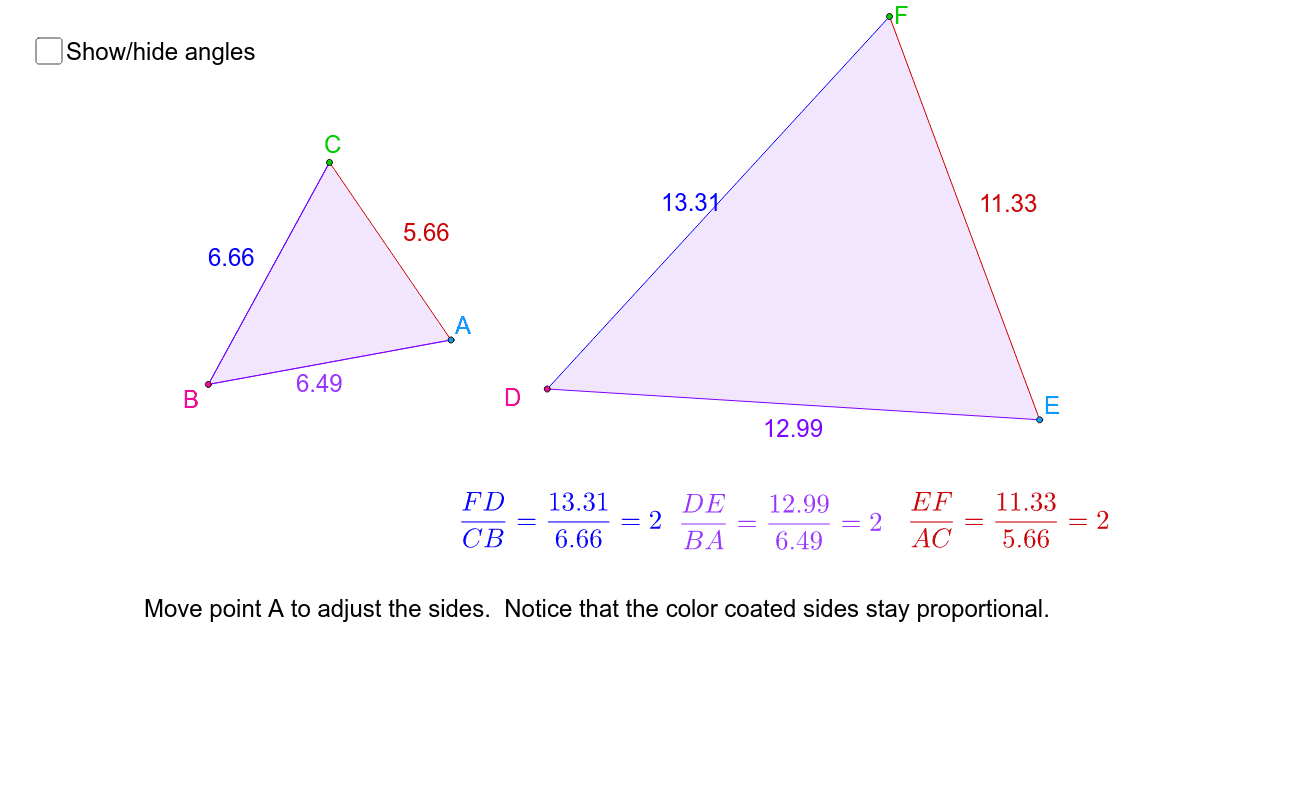 GeoGebra Applet