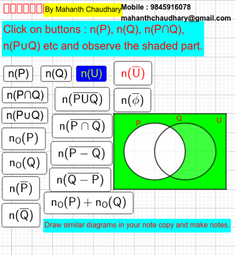 Day 1 Shading Of Venn Diagram Geogebra