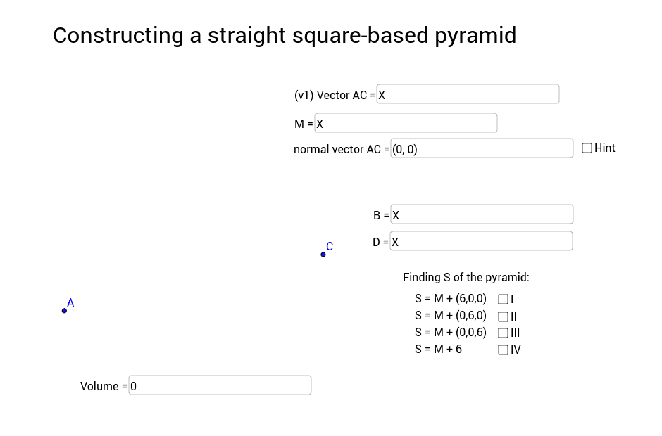 GeoGebra Applet