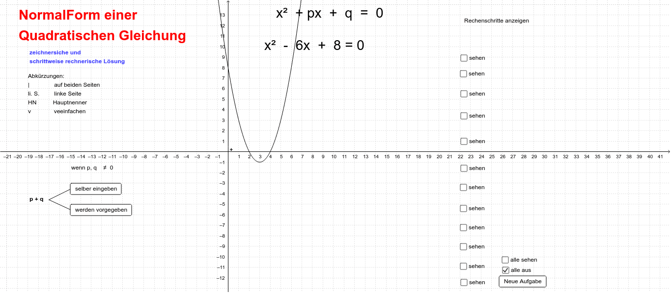 GeoGebra Applet