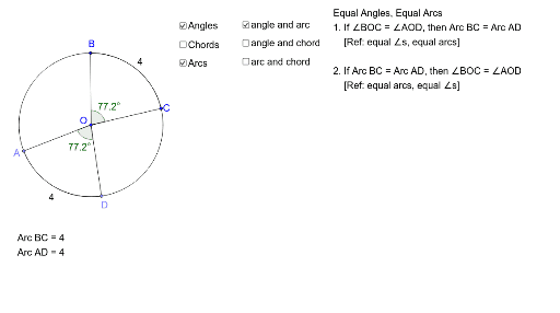 S4 Circle Theorems Geogebra