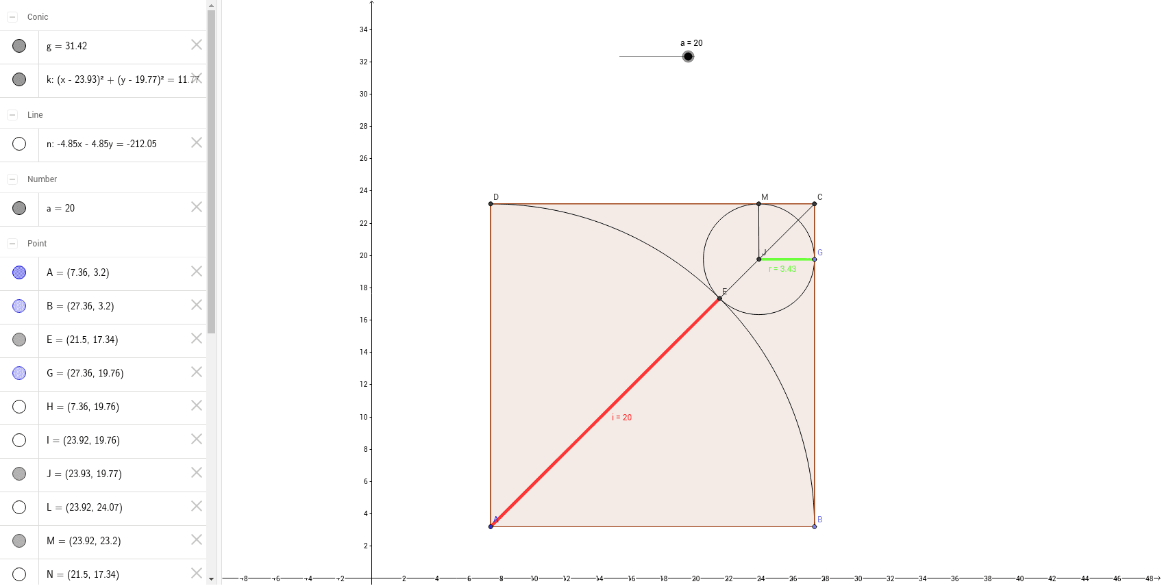 GeoGebra Applet