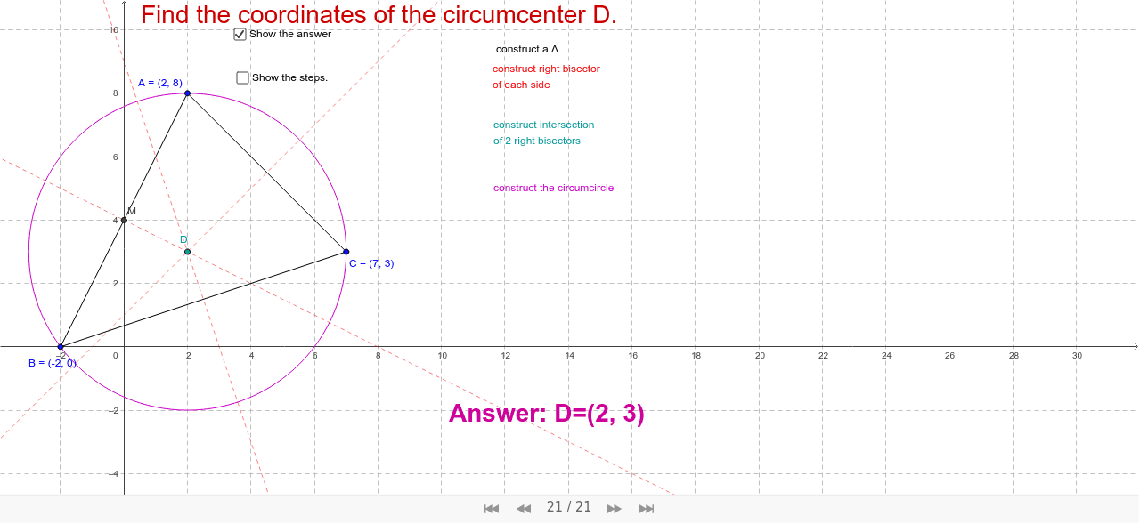 GeoGebra Applet