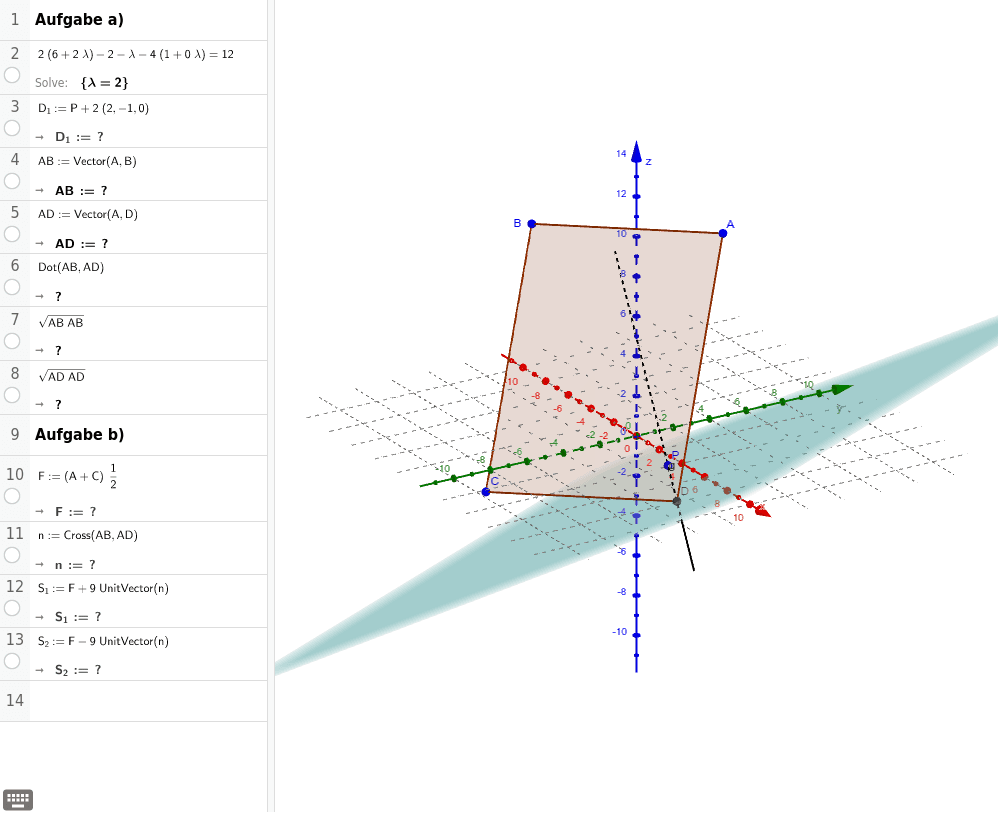 GeoGebra Applet
