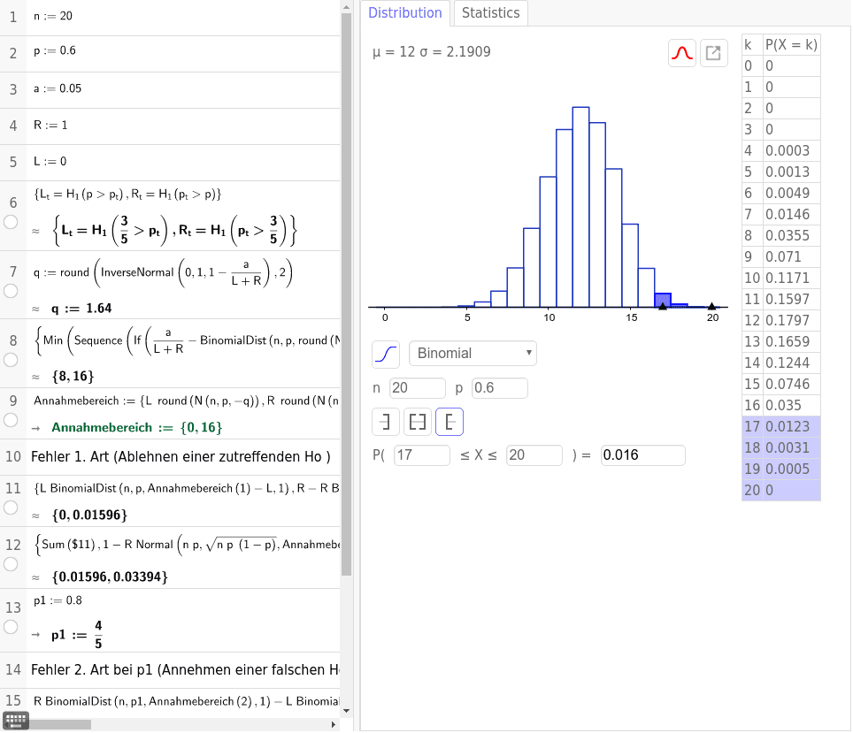 GeoGebra Applet